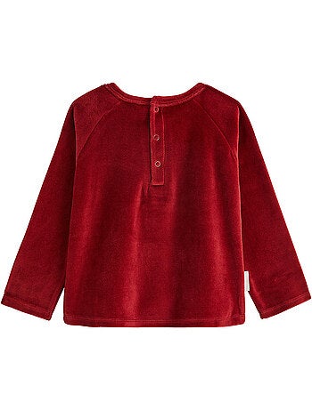 Pyjama enfant 2 pièces en velours grace