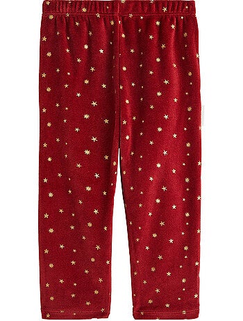 Pyjama enfant 2 pièces en velours grace