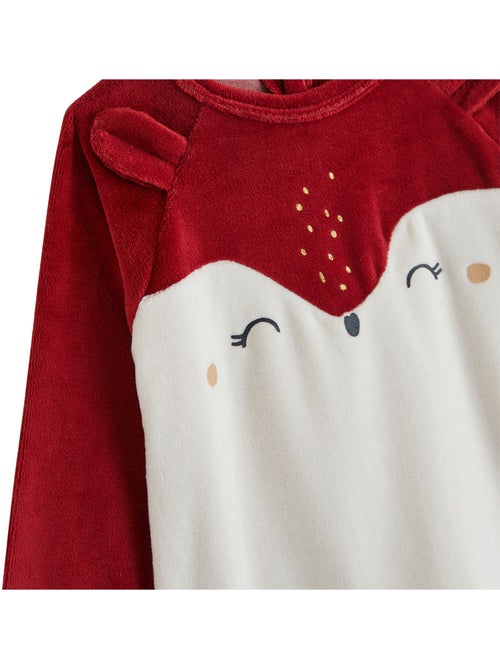 Pyjama enfant 2 pièces en velours grace - Kiabi