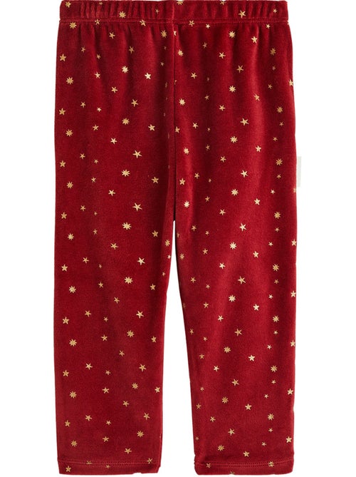 Pyjama enfant 2 pièces en velours grace - Kiabi