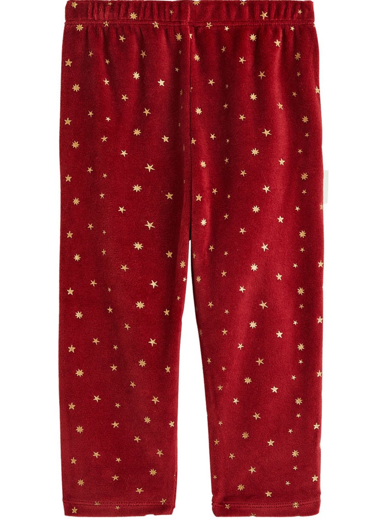 Pyjama enfant 2 pièces en velours grace Beige - Kiabi