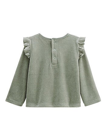 Pyjama enfant 2 pièces en velours Lily