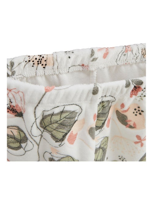 Pyjama enfant 2 pièces en velours Lily - Kiabi