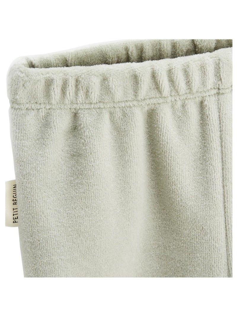 Pyjama enfant 2 pièces en velours Lison Vert - Kiabi