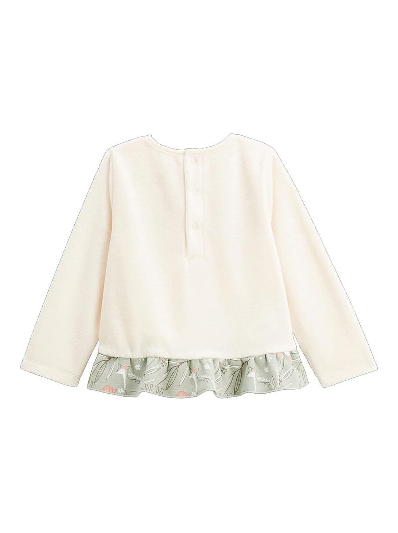 Pyjama enfant 2 pièces en velours Lison Vert - Kiabi