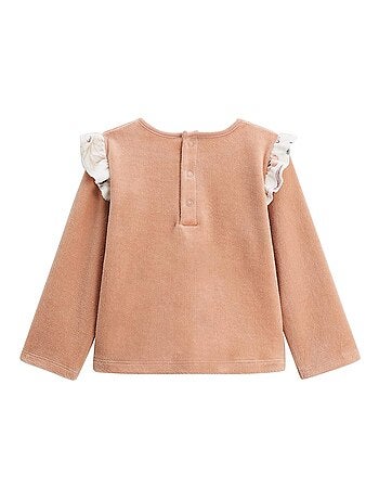 Pyjama enfant 2 pièces en velours Matcha