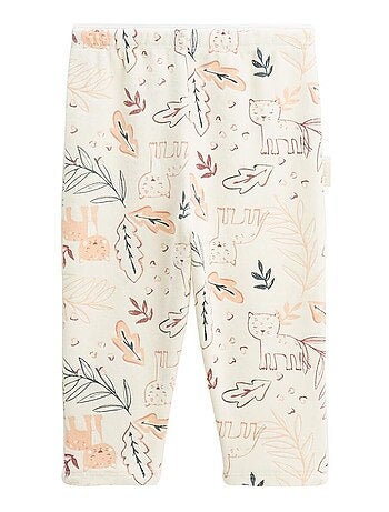 Pyjama enfant 2 pièces en velours Matcha