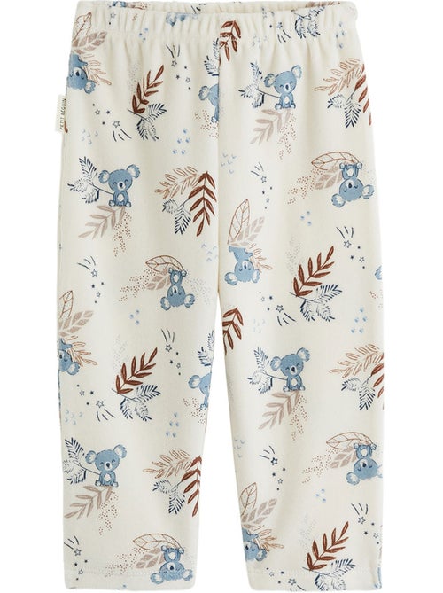 Pyjama enfant 2 pièces en velours mathéo - Kiabi