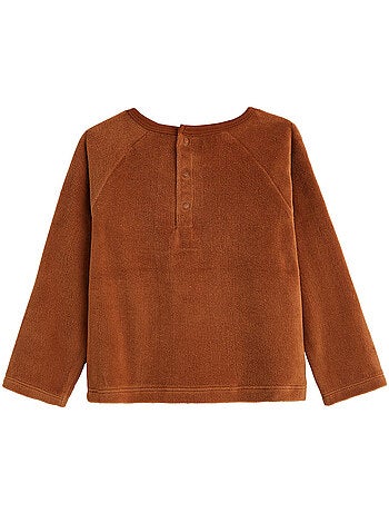 Pyjama enfant 2 pièces en velours Moka