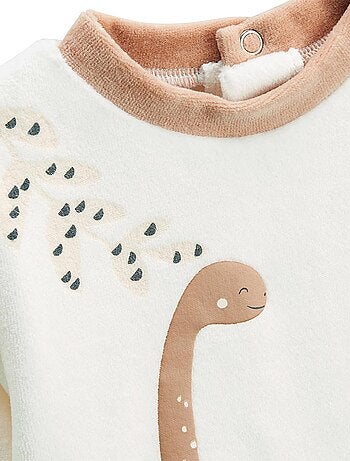 Pyjama enfant 2 pièces en velours Nino