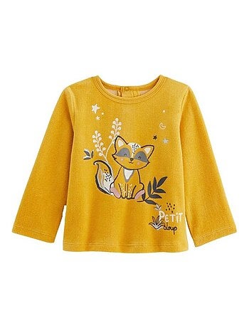 Pyjama enfant 2 pièces en velours Petit Loup