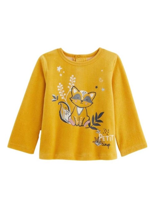 Pyjama enfant 2 pièces en velours Petit Loup - Kiabi