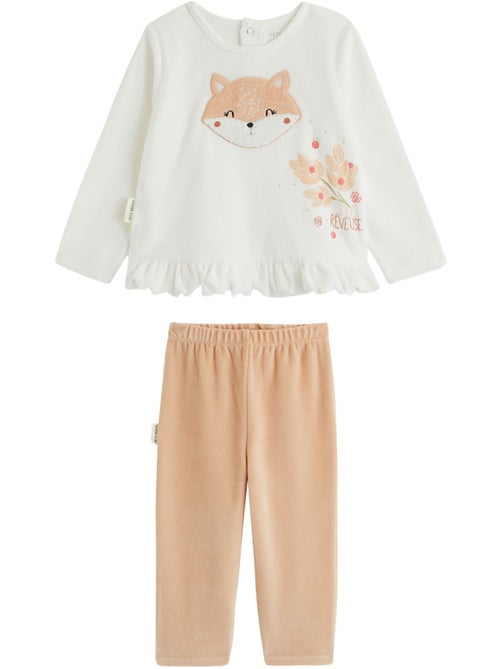 Pyjama enfant 2 pièces en velours petite rêveuse - Kiabi Pyjama enfant 2 pièces en velours petite rêveuse - Kiabi