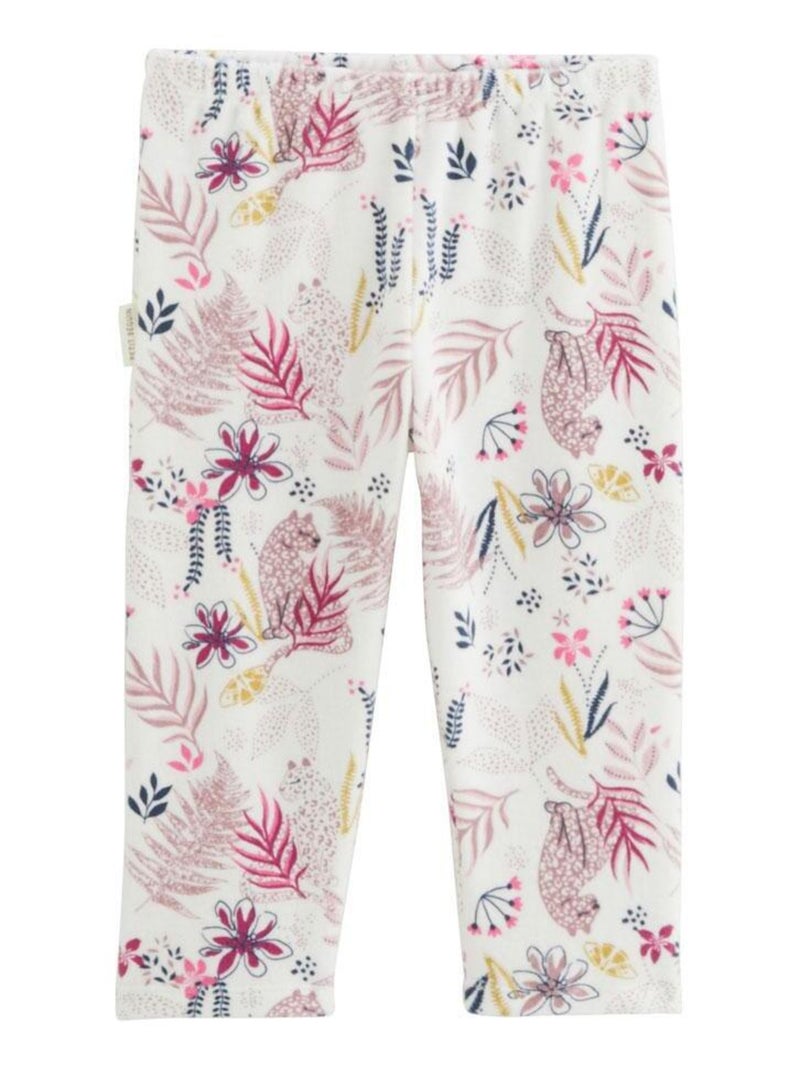 Pyjama enfant 2 pièces en velours rose Louisa Rose - Kiabi