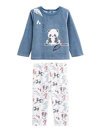 Pyjama enfant 2 pièces en velours Tao