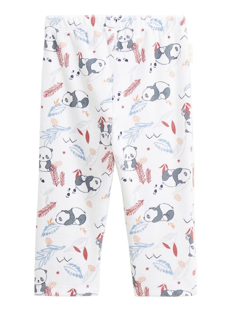 Pyjama enfant 2 pièces en velours Tao Bleu - Kiabi