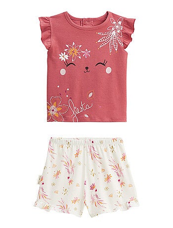 Pyjama enfant 2 pièces manches courtes Fiesta