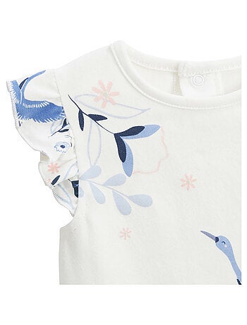 Pyjama enfant 2 pièces manches courtes Tiana