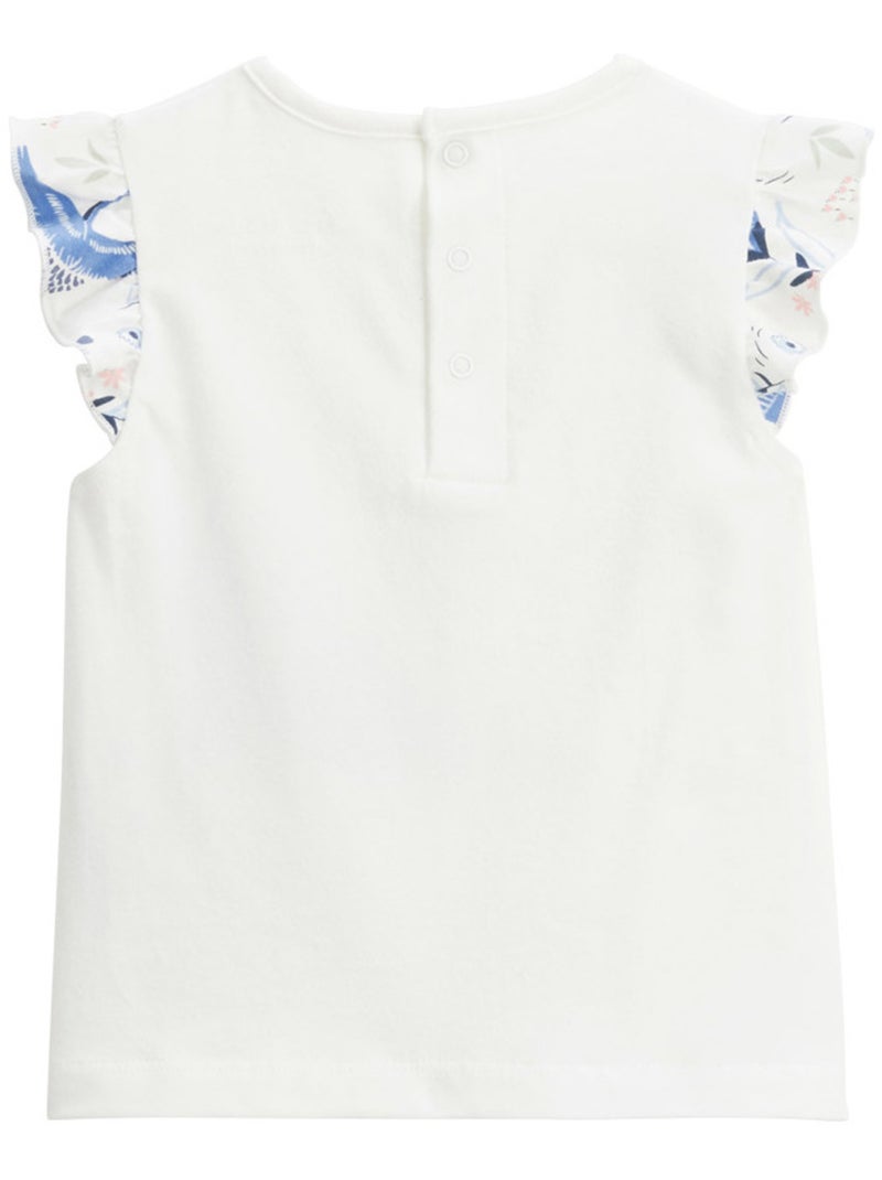 Pyjama enfant 2 pièces manches courtes Tiana Bleu - Kiabi