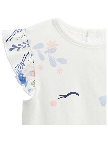 Pyjama enfant 2 pièces manches courtes Tiana