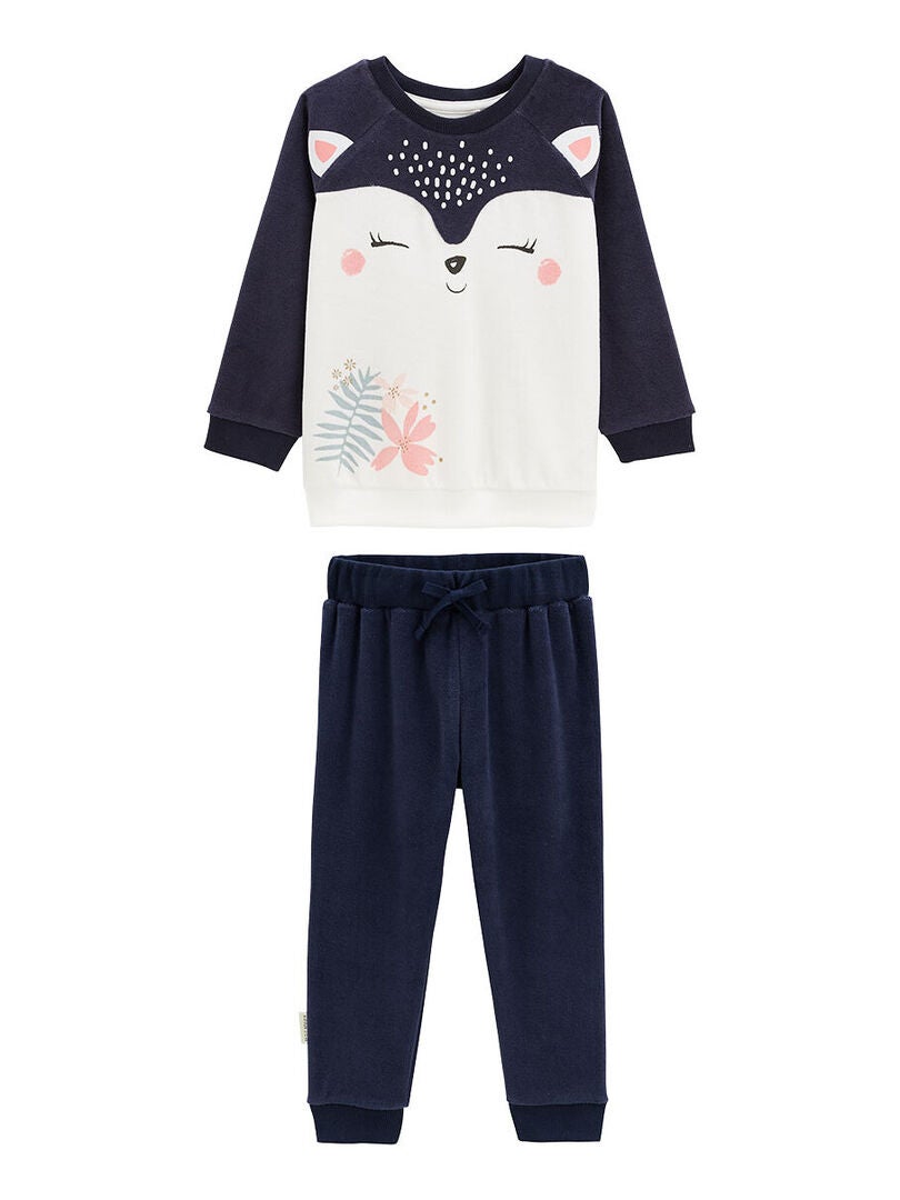 Pyjama enfant velours sale