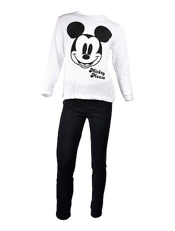 Pyjama enfant LICENCE MICKEY en coton - Pack de 2