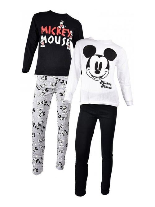 Pyjama enfant LICENCE MICKEY en coton - Pack de 2 - Kiabi
