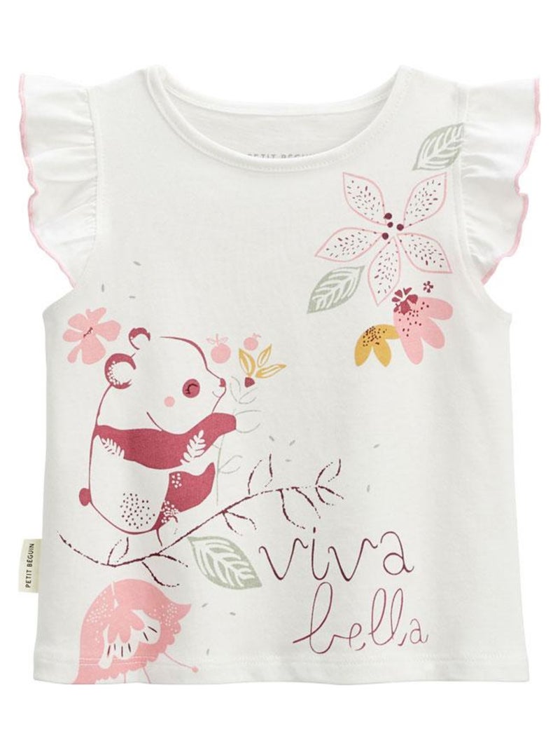 Pyjama enfant manches courtes Alba Rose - Kiabi