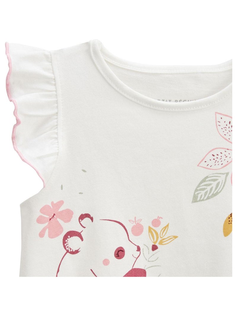 Pyjama enfant manches courtes Alba Rose - Kiabi