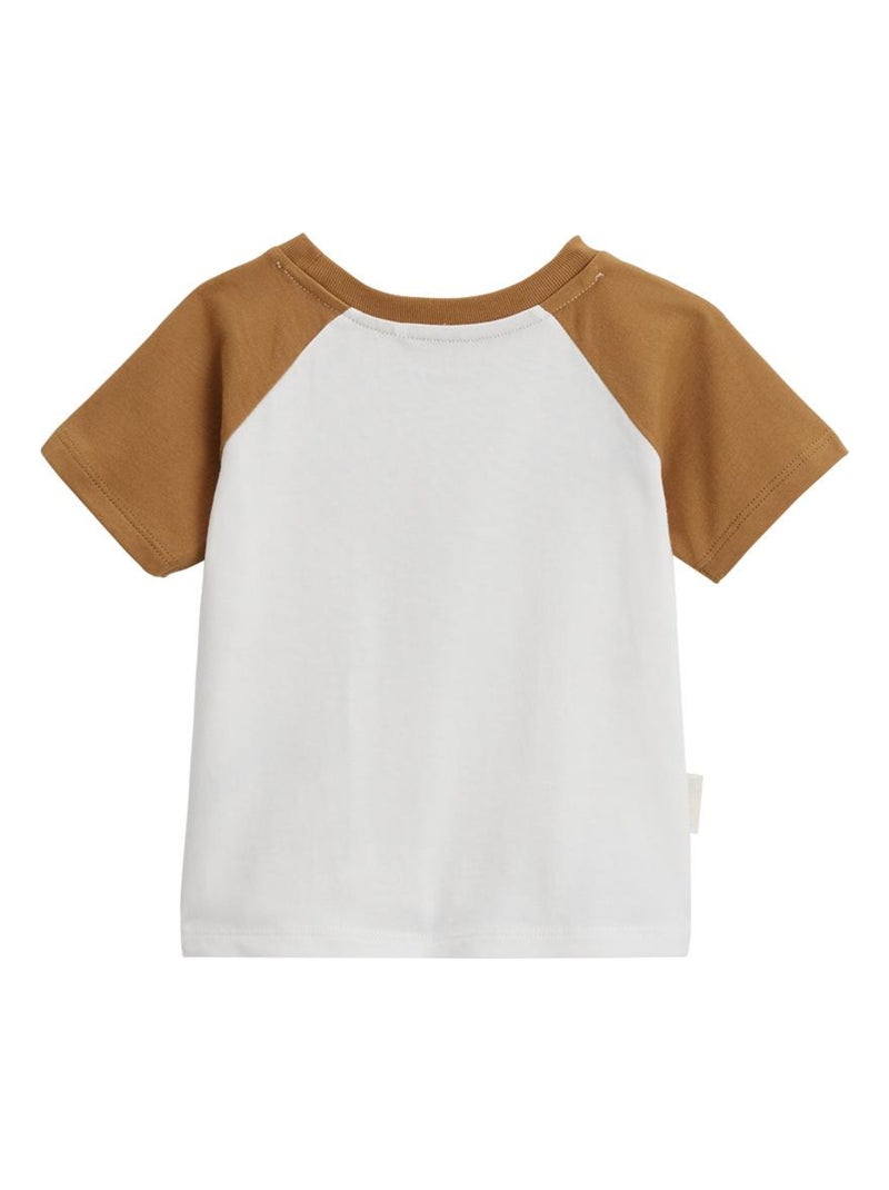 Pyjama enfant manches courtes Garden Party Camel - Kiabi