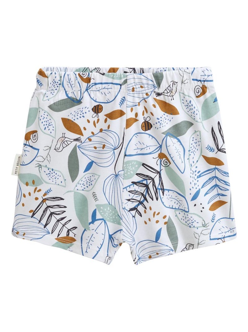 Pyjama enfant manches courtes Garden Party Camel - Kiabi