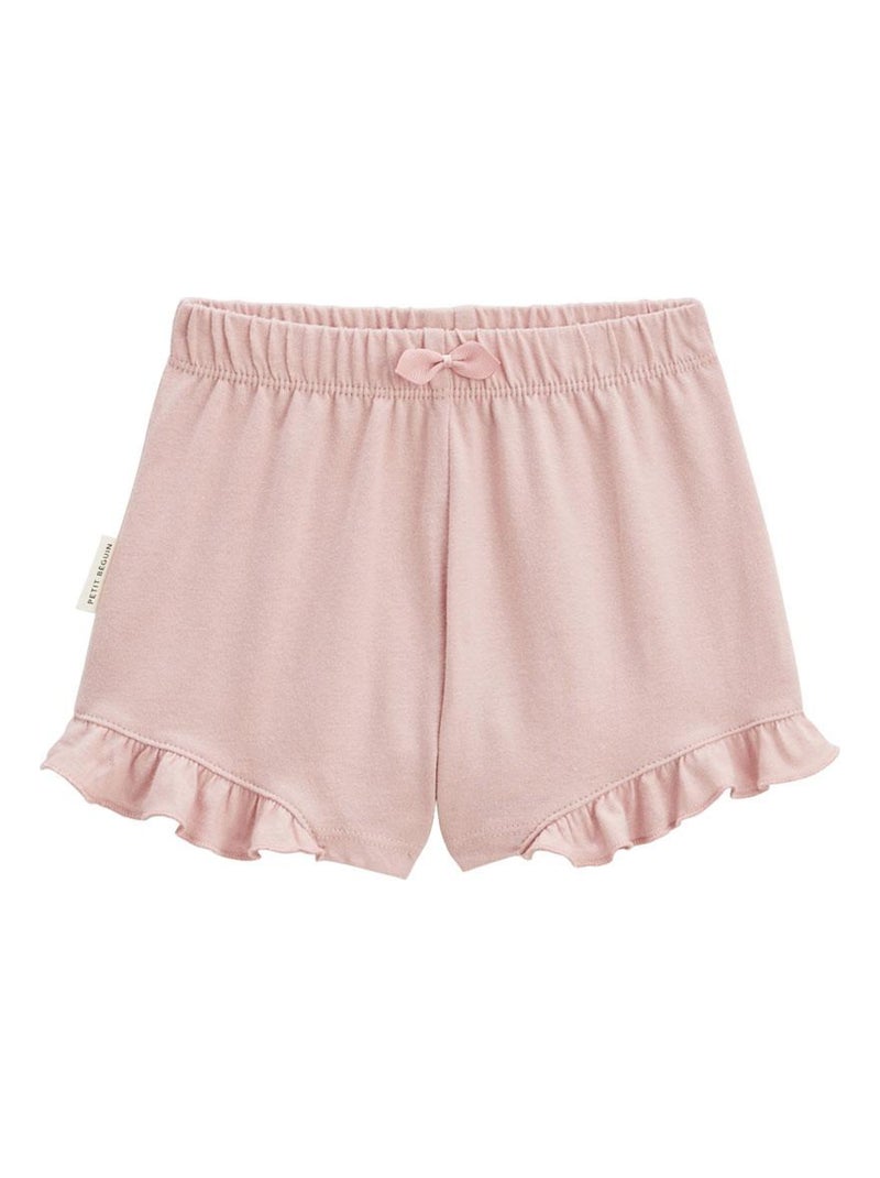 Pyjama enfant manches courtes Petit Safari Rose - Kiabi