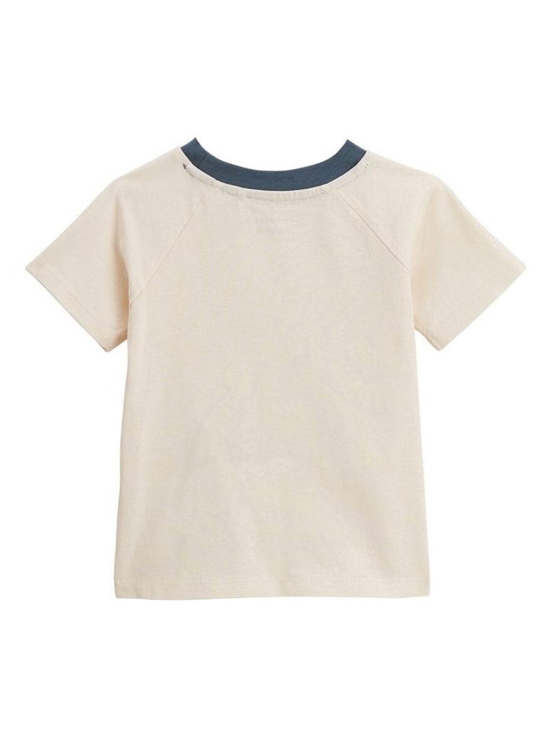 Pyjama enfant manches courtes Tapioca Gris - Kiabi