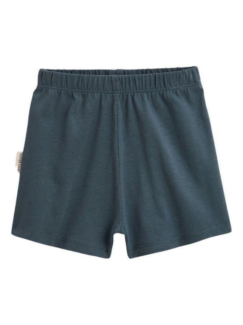 Pyjama enfant manches courtes Tapioca Gris - Kiabi