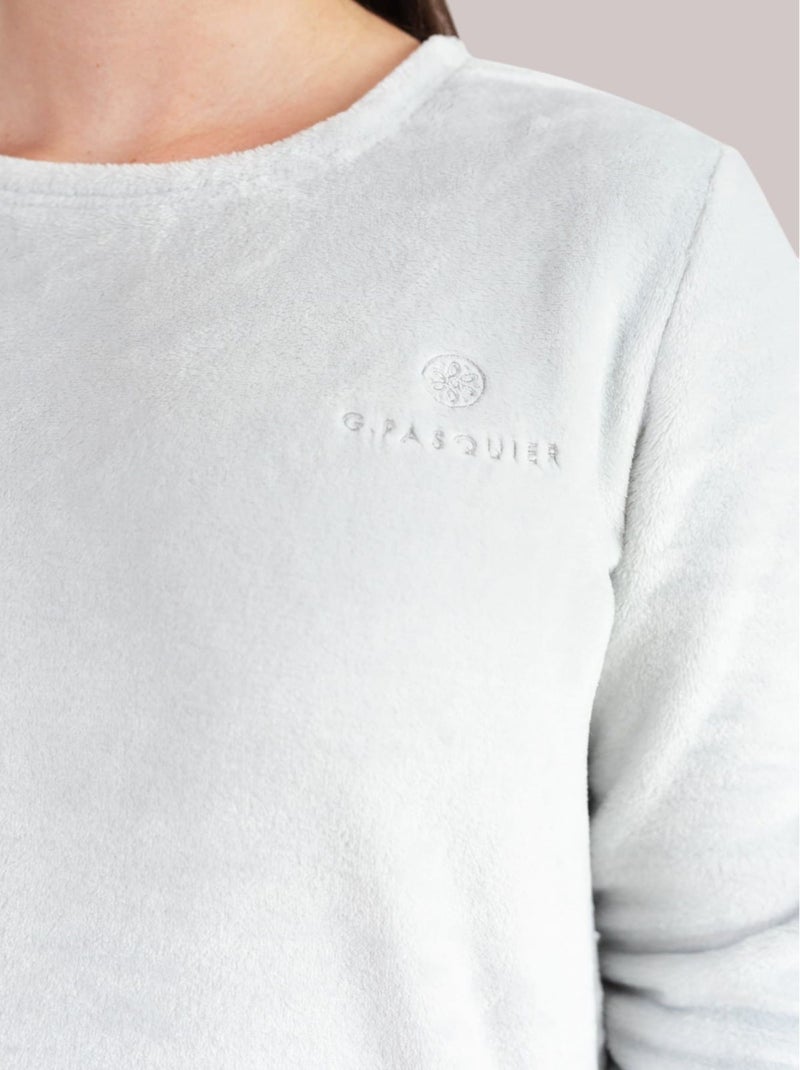 PYJAMA ENSEMBLE POLAIRE TESSA NUIT Gris - Kiabi