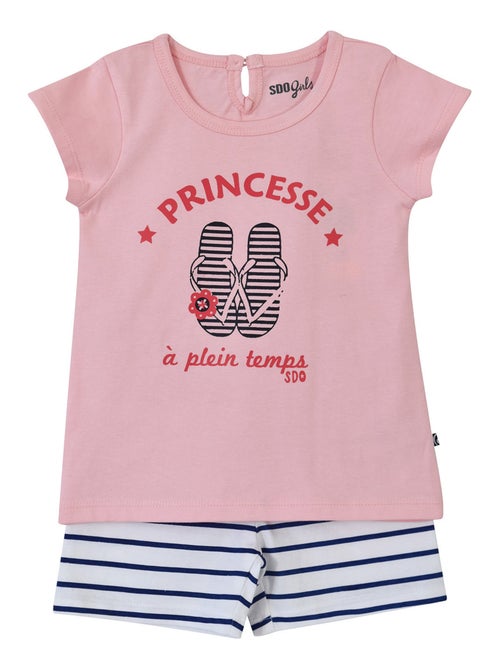 PYJAMA ETE FILLE EUNICE - Kiabi