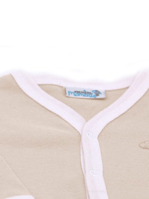 Pyjama été léger - 100% coton biologique - 1 à 6 mois - Kiabi