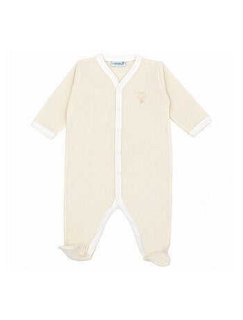 Pyjama été léger - 100% coton biologique - 1 à 6 mois