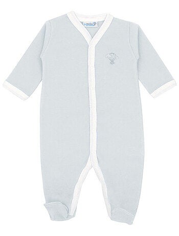 Pyjama été léger - 100% coton biologique - 1 à 6 mois
