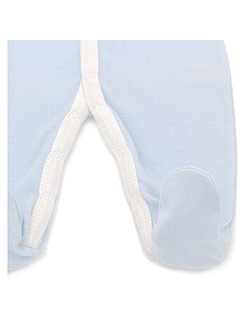 Pyjama été léger - 100% coton biologique - 1 à 6 mois