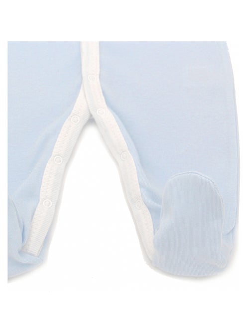 Pyjama été léger - 100% coton biologique - 1 à 6 mois - Kiabi