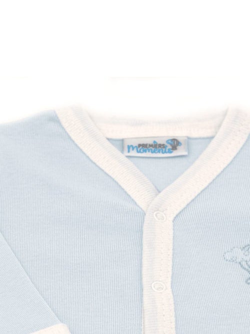 Pyjama été léger - 100% coton biologique - 1 à 6 mois - Kiabi