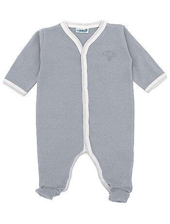 Pyjama été léger - 100% coton biologique - 1 à 6 mois