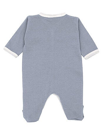 Pyjama été léger - 100% coton biologique - 1 à 6 mois