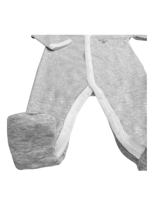 Pyjama été léger - 100% coton biologique - 1 à 6 mois - Kiabi