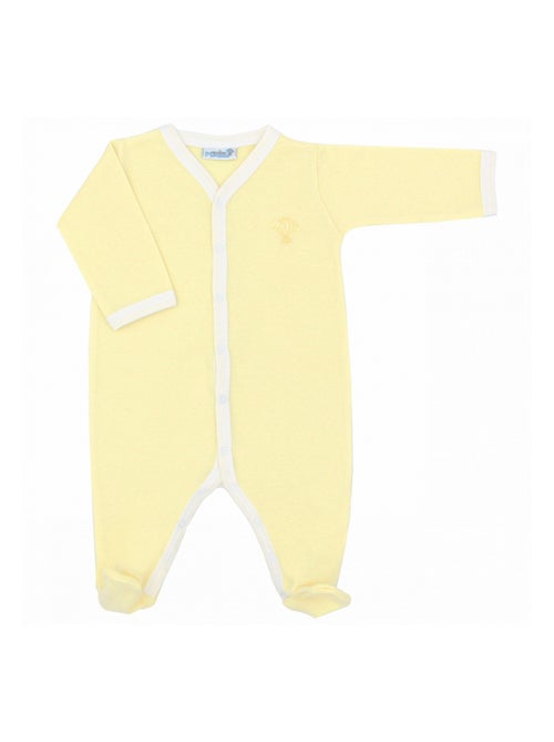 Pyjama été léger - 100% coton biologique - 1 à 6 mois - Kiabi