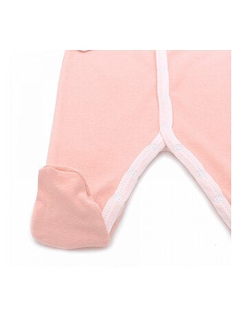 Pyjama été léger - 100% coton biologique - 1 à 6 mois