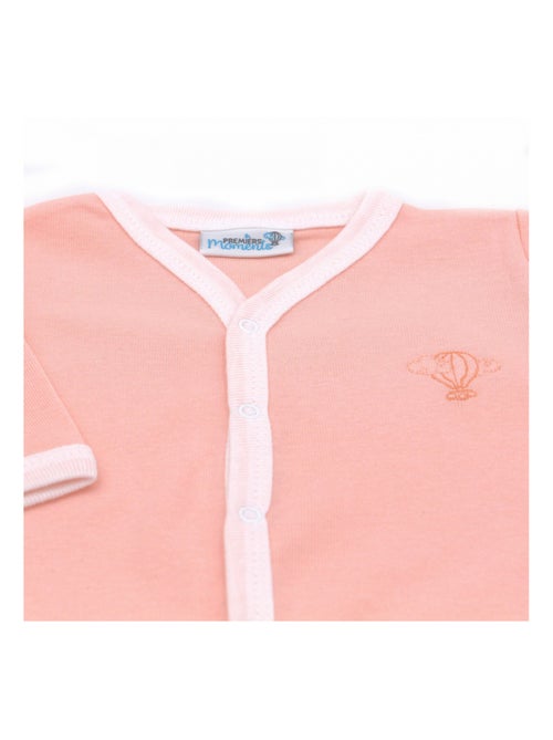 Pyjama été léger - 100% coton biologique - 1 à 6 mois - Kiabi
