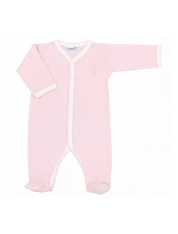 Pyjama été léger - 100% coton biologique - 1 à 6 mois