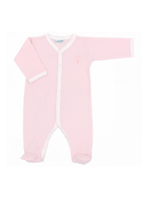 Pyjama été léger - 100% coton biologique - 1 à 6 mois - Kiabi